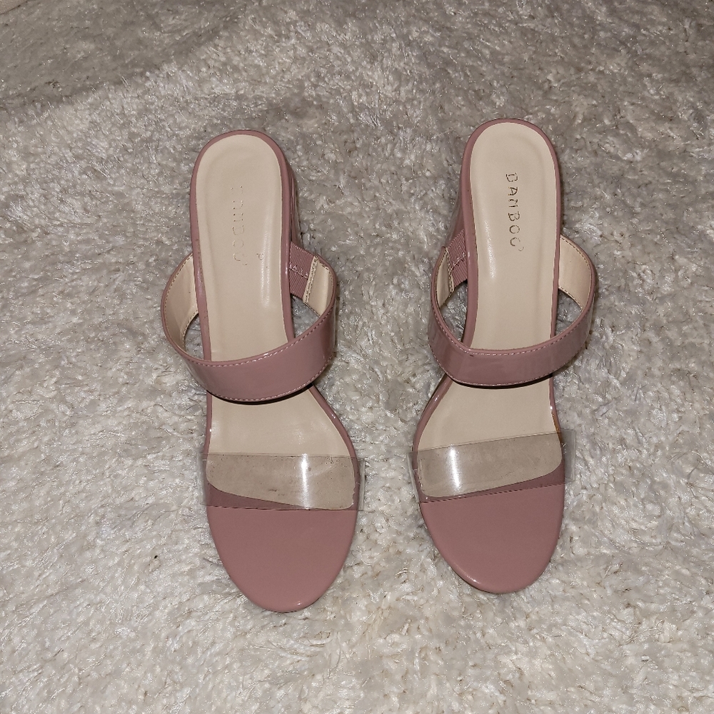 Mauve heels